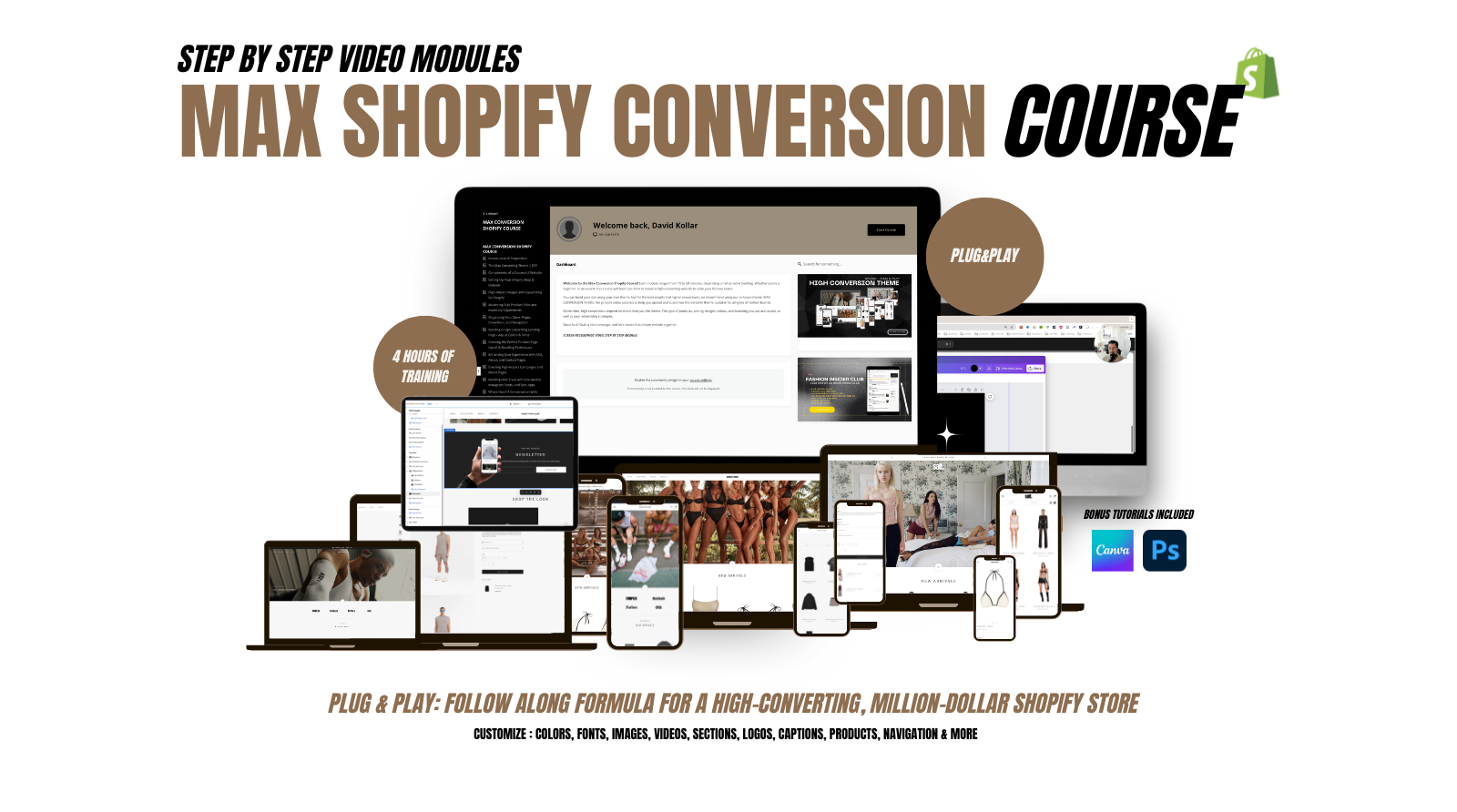 David Kollar – Max Conversion Shopify Course